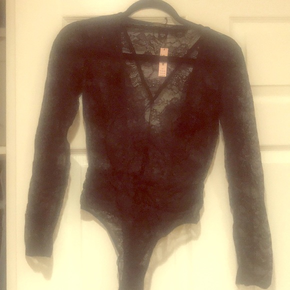 Victoria's Secret Other - Black lace bodysuit